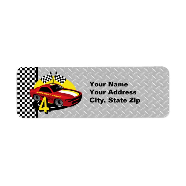 Tävling-4e födelsedagen-etikett returadress etikett (Framsidan)