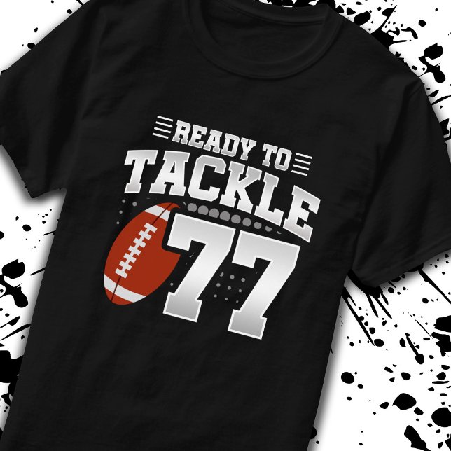 Tävling 77:e födelsedagen 77 år Par T Shirt (Skapare uppladdad)