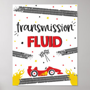 Tävling bil födelsedag två snabböverföringsvätska poster