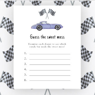 Tävling bil - Gissa det svenska  spelet