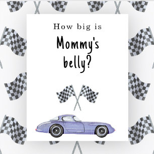 Tävling-bilbabydusch Hur stor är Mamma Bürg? Poster