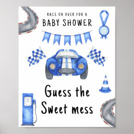 Tävling-bilbabyduschen gissar den söta  poster