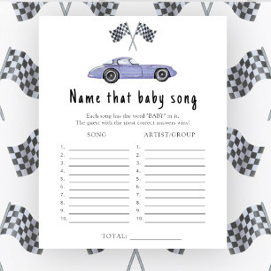 Tävling-bilbabyduschen Namn vid Baby Sång
