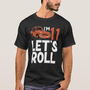Tävling-bildrivrutin 11:e födelsedagskörning Tävla T Shirt