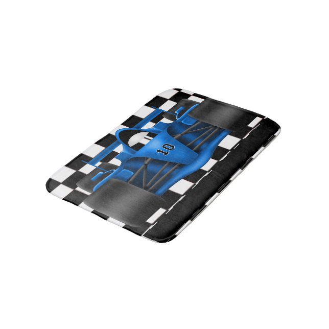 Tävling-bilens dragning av tävling Matta-matsäcksd Badrumsmatta (Vinklad)