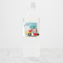 Tävling-bilens födelsedag två dagar snabbt vattenflaskor etikett