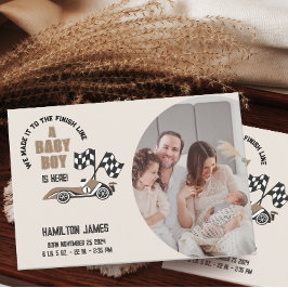 Tävling-bilens födelsetal i Pojke Meddelande