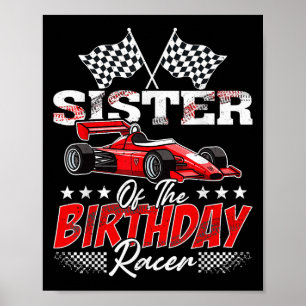 Tävling bilsyster i Tävlan "Racer Famil" Poster