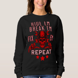 Tävling bryter den och åtgärdar den upprepade ridå t shirt