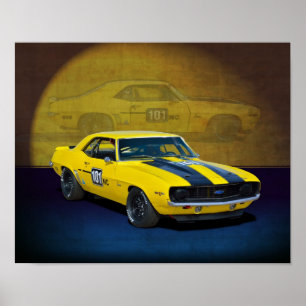 Tävling Camaro Poster