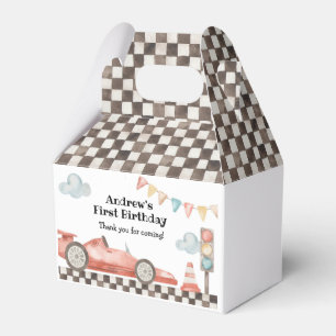 Tävling Car Boy Födelsedagsfest Presentaskar