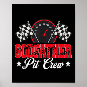 Tävling Car Födelsedagsfest Tävla Family Godfather Poster