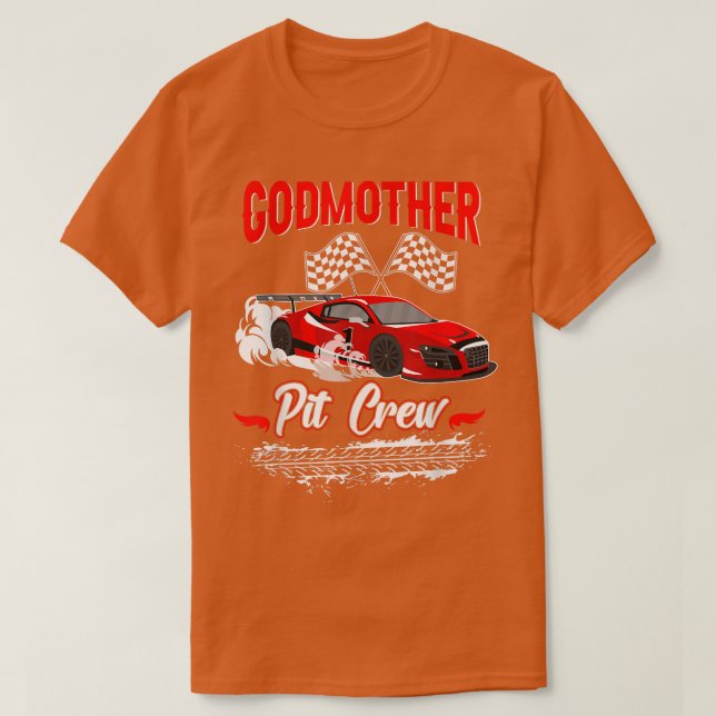 Tävling Car Födelsedagsfest Tävla Family Godmor Pi T Shirt (Design framsida)