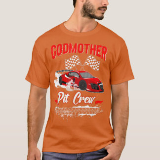 Tävling Car Födelsedagsfest Tävla Family Godmor Pi T Shirt