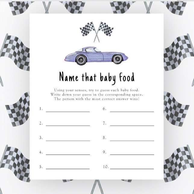 Tävling car - Namn den där baby-matvilan (Skapare uppladdad)