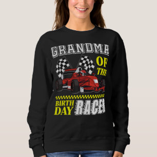 Tävling Car Party Grandma of the Birthday Racer Ra T Shirt
