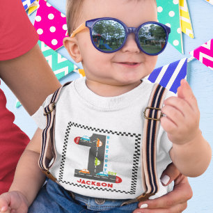 Tävling Cars First Birthday Boy T Shirt