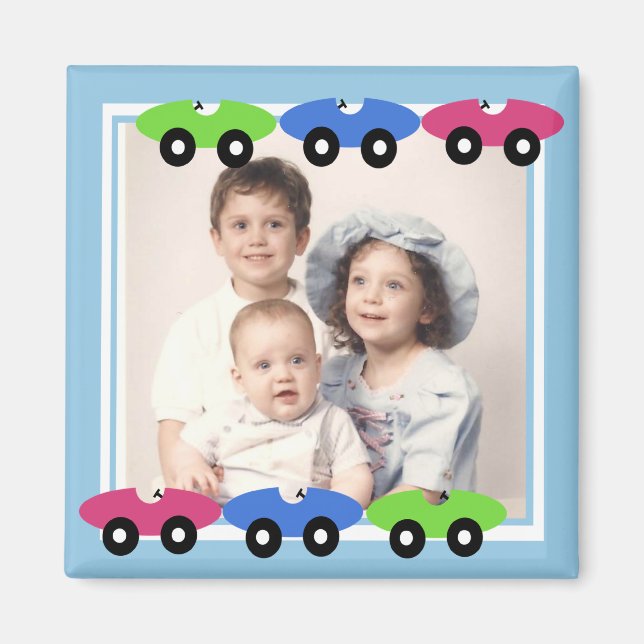 Tävling Cars/ Photo Magnet (Framsidan)