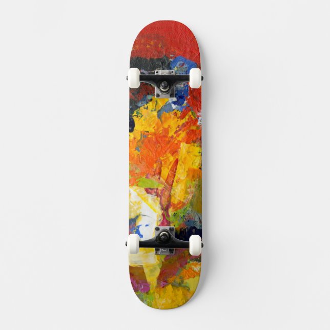Tävling-dagen Old School Skateboard Bräda 21,6 Cm (Framsida)