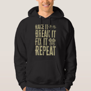 Tävling den bryter den och åtgärdar den genom att hoodie