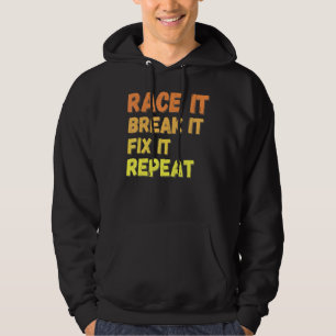Tävling: Det bryter upp det, det upprepar Tävla id Hoodie