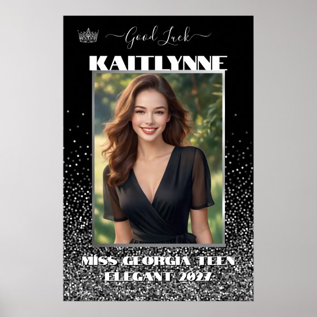 Tävling dörr affisch banner Lycka till Tävlingar (Framsidan)