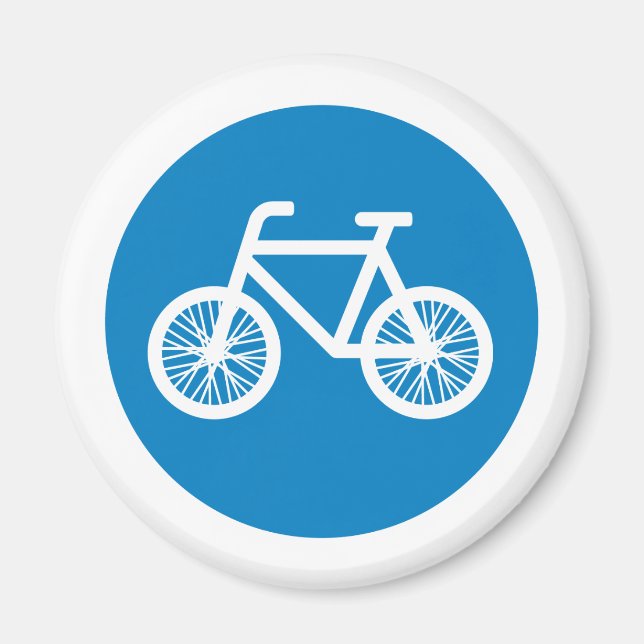 Tävling en cykel magnet (Framsidan)