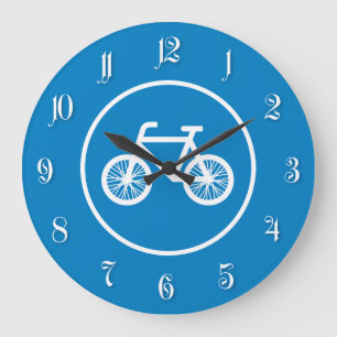Tävling en cykel stor klocka