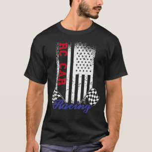 Tävling Flagga Design för amerikanska Flagga RC- T Shirt