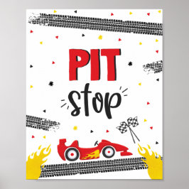Tävling-Födelsedagsfest två snabbstift stopp Poster
