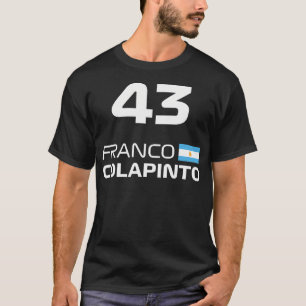 Tävling Formula Tävla Franco Colapinto T Shirt
