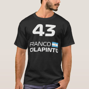 Tävling Formula Tävla Franco Colapinto T Shirt
