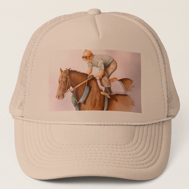 Tävling Horse och Jockey Keps (Framsida)