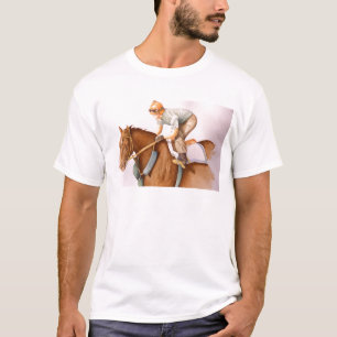 Tävling Horse och Jockey T-shirt