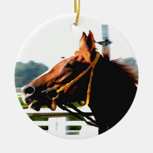 Tävling Horse Ornament (Framsidan)