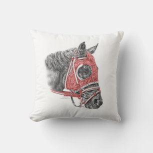 Tävling Horse Porträtt Silke Kudde