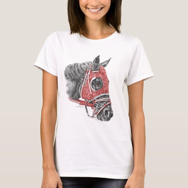 Tävling Horse Porträtt Silke Tee (Framsida)
