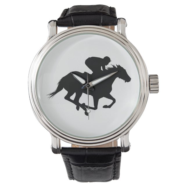 Tävling Horse Silhouette Armbandsur (Framsida)