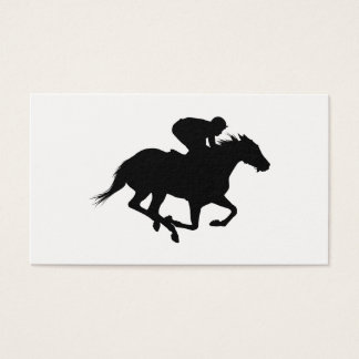 Tävling Horse Silhouette Visitkort