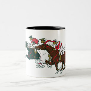 Tävling Horses Coffee Mugg