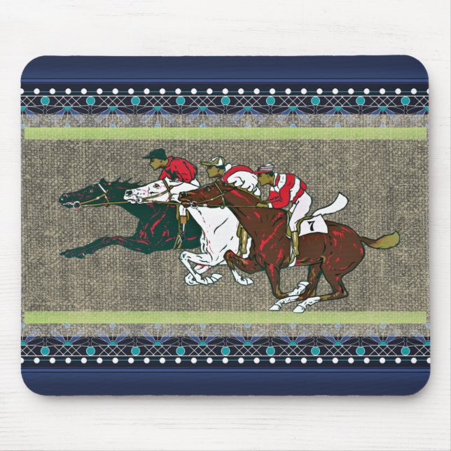 Tävling Horses Mouse Pad Musmatta (Framsidan)