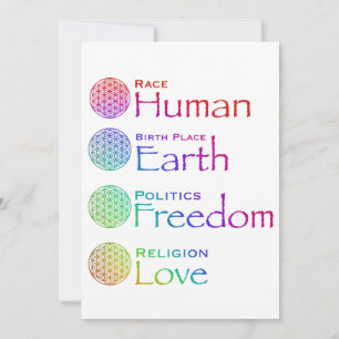 Tävling: Human Birplace: Earth Politik: Freedom Inbjudningar
