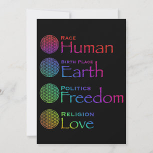 Tävling: Human Birplace: Earth Politik: Freedom Inbjudningar