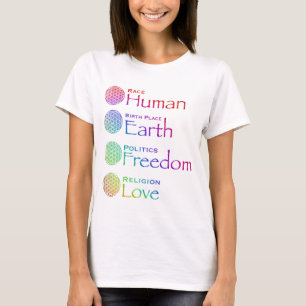 Tävling: Human Birplace: Earth Politik: Freedom T Shirt