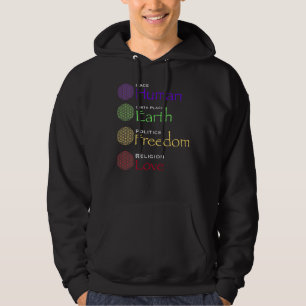 Tävling: Human Birthplace: Earth Politik: Freedom Hoodie