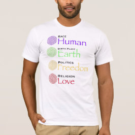 Tävling: Human Birthplace: Earth Politik: Freedom  T Shirt