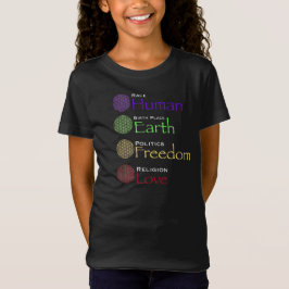 Tävling: Human Birthplace: Earth Politik: Freedom  T Shirt