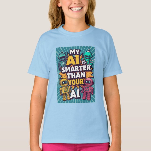 Tävling inom artificiell intelligens t shirt (Framsida)