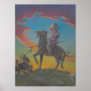 Tävling - Kulhaneks historiska konst Poster