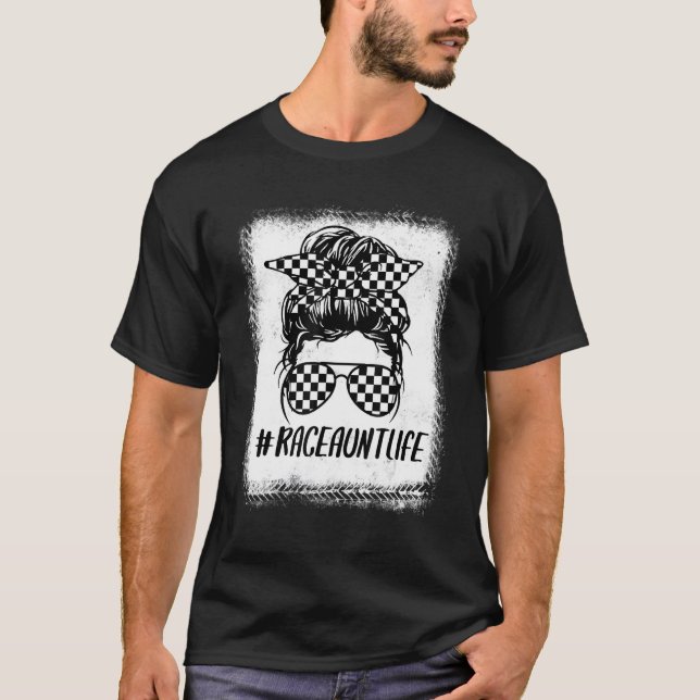 Tävling Moster Life Auntie Tävla Racer Women Messy T Shirt (Framsida)